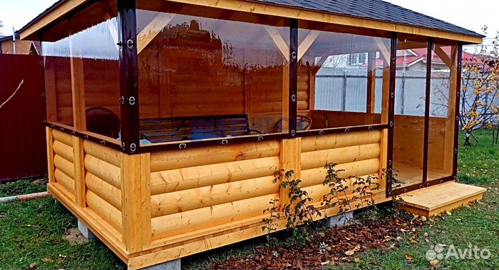 Мягкие окна для террас