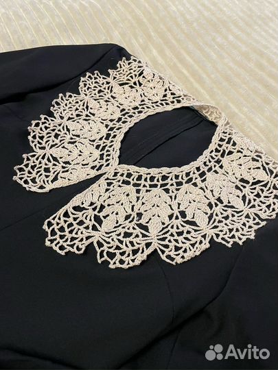 Воротничок кружевной ручная работа съемный