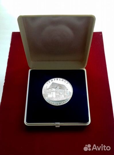 Медаль.Германия.1990.Темпельхоф.Гронау