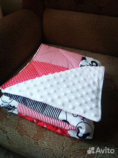 Лоскутное одеяло, детский плед