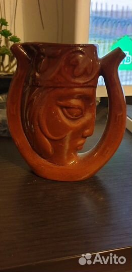 Редкий Керамический поильник СССР