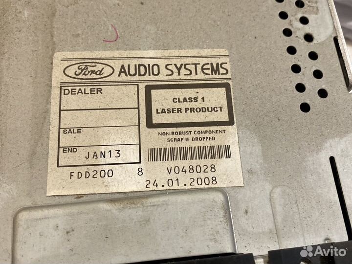 Магнитола Ford
