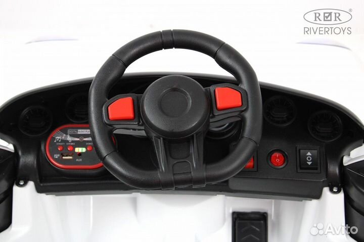 Электромобиль porshe детский 333 белый