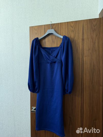Вечернее платье синее