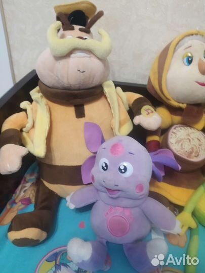Лунтик мягкие игрушки набор