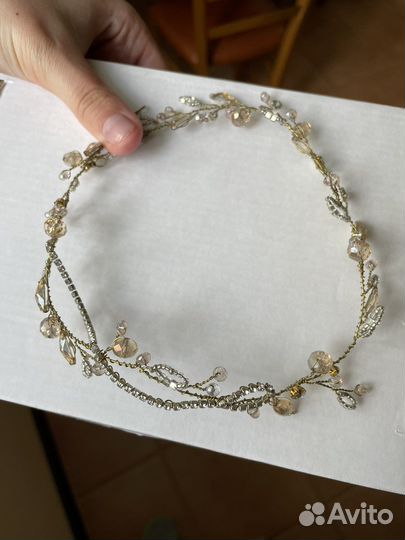 Украшение для волос на свадьбу выпускной