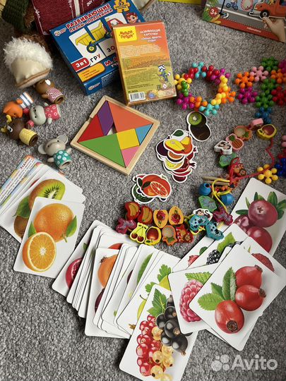 Игры с липучками, карточки, игры для моторики