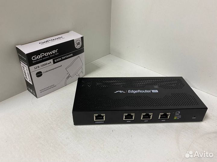 Маршрутизатор ubiquiti EdgeRouter Lite