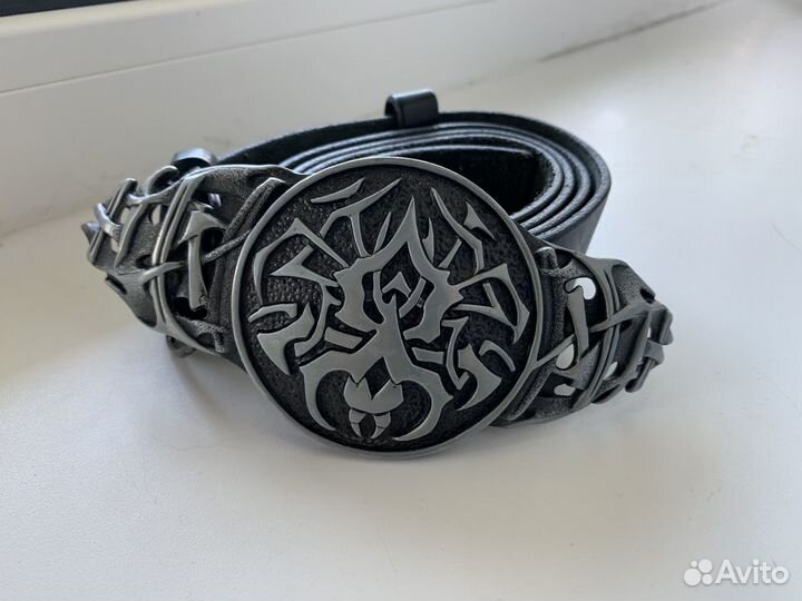 Ремень кожаный 105 см