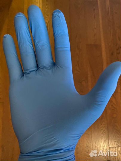 Перчатки медицинские нитриловые