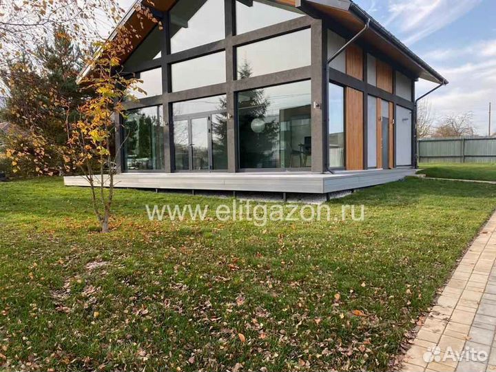 Рулонный газон /продажа/укладка