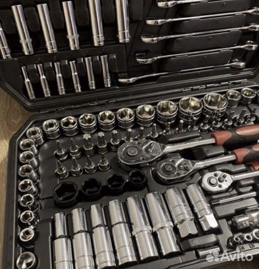 Набор инструментов головки ключи 151 предмет