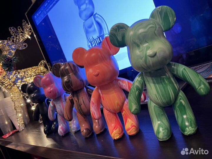 Набор медведь bearbrick для раскрашивания
