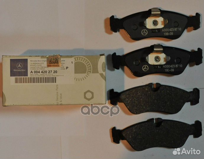 Колодки задние MB 2/3/4T-Sprinter/VW LT 28-46 II