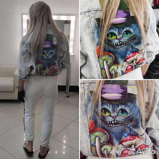 Роспись на одежде текстильными красками. Рисунок н