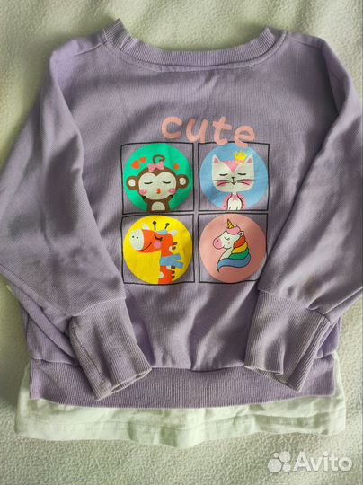 Фирменные вещи пакетом на девочку 98 104