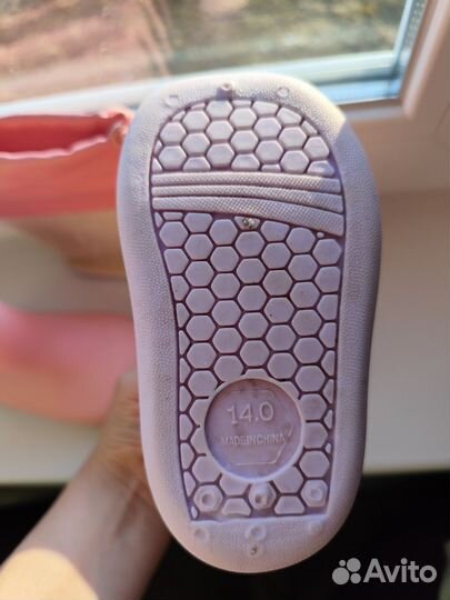 Резиновые сапоги для девочки