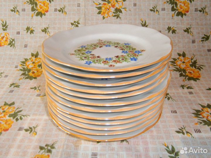 Тарелки Рижский ффз конец 80-х СССР