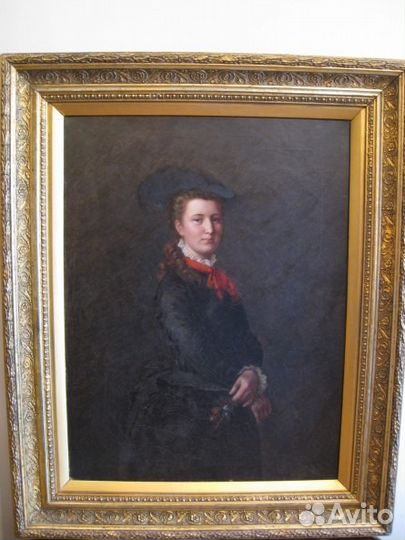 Картина Портрет молодой женщины 19 век