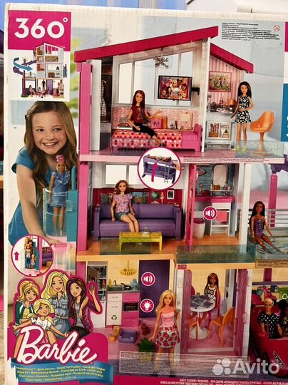 Дом Barbie (Барби) с бессейнои и лифтом