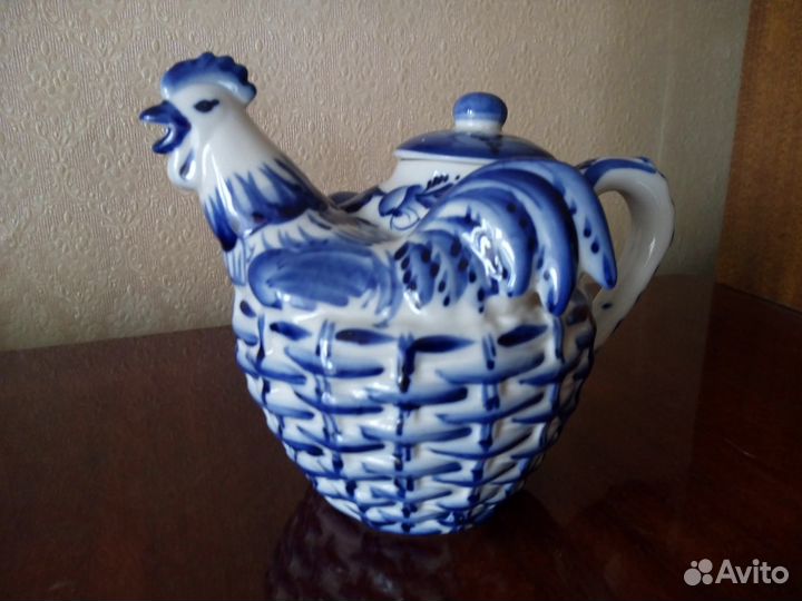 Чайник заварочный гжель Петушок
