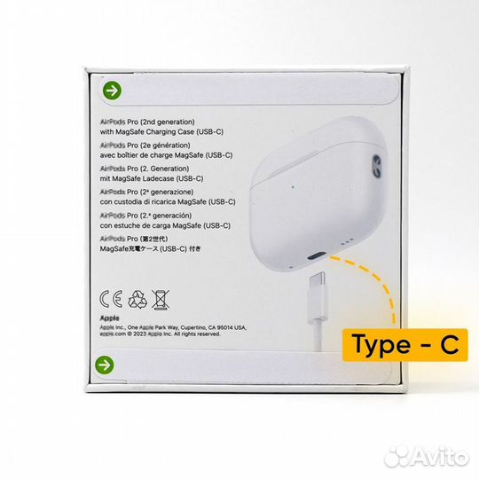 Беспроводные наушники Pods Pro 2 с шумоподавлением