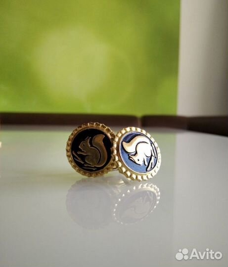 Запонки ретро винтажные СССР