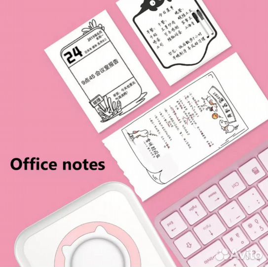 Мини термопринтер беспроводной Bluetooth бумага