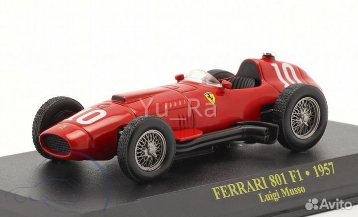 Ferrari 801 №10 1957 Musso formula F1 1:43 Yu-Ra