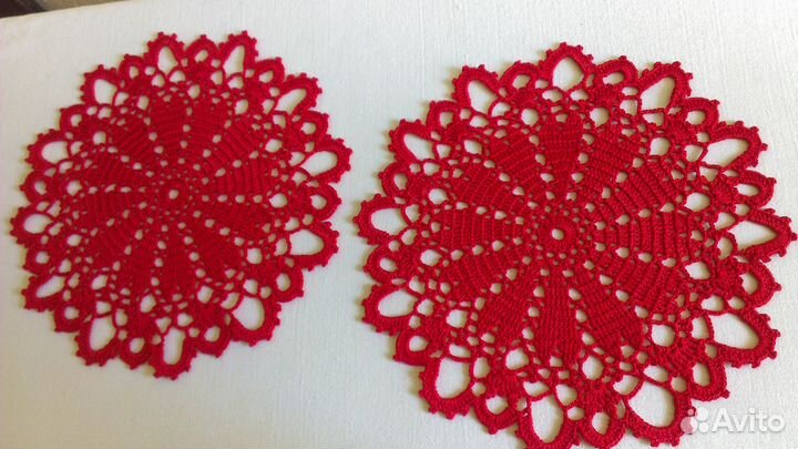 Салфетки крючком