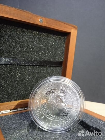 Серебряная монета 