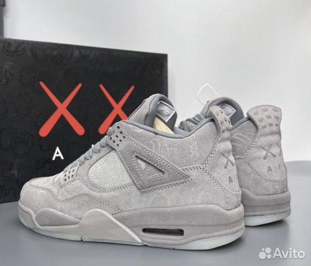 Кроссовки nike air jordan 4 retro kaws