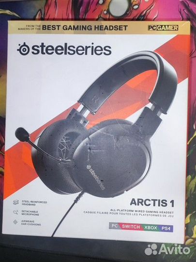 Наушники steelseries arctis 1
