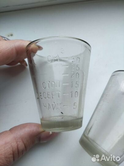 Стопка мерная граненая СССР