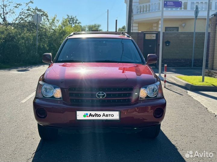 Toyota Highlander 2.4 AT, 2002, 190 000 км