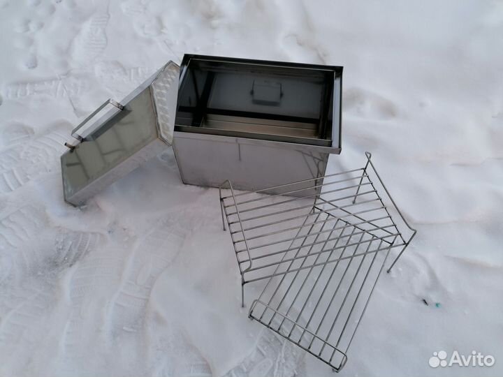 Коптильня домиком г.к 400х250х250х1,5мм