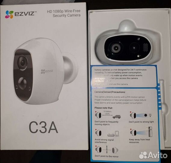Камера видеонаблюдения IP Ezviz C3A