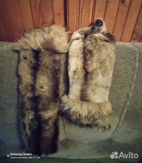 Два рукава роскошный мех кролика для творчества