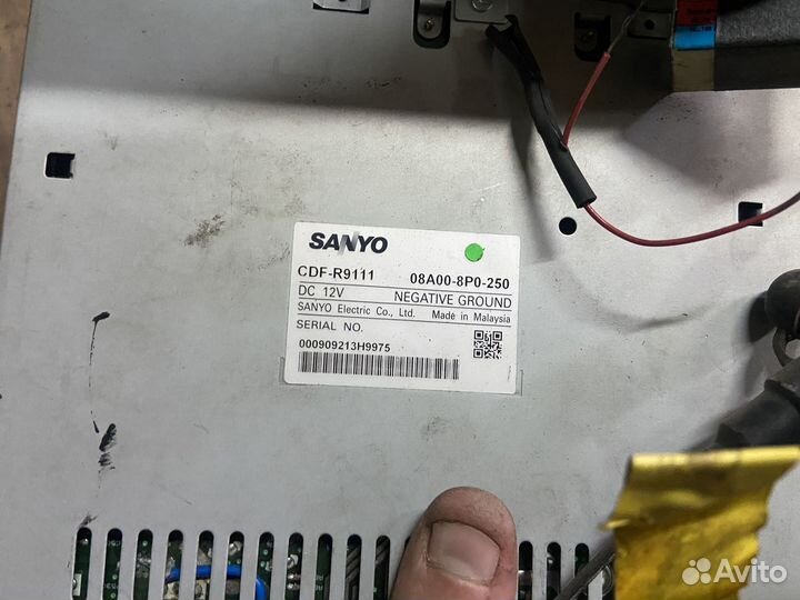 Магнитола рабочая Sanyo Honda Nissan tiida