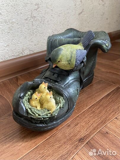 Фигурка садовая башмак