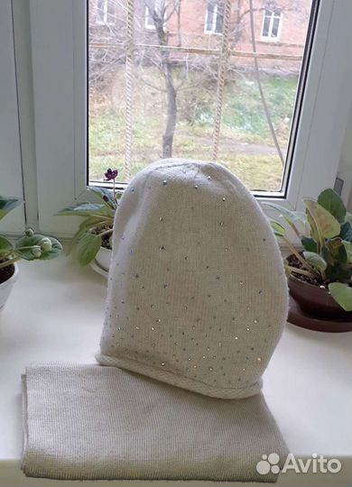 Шапка +шарф