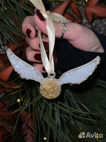 Елочные игрушки из эпоксидной смолы