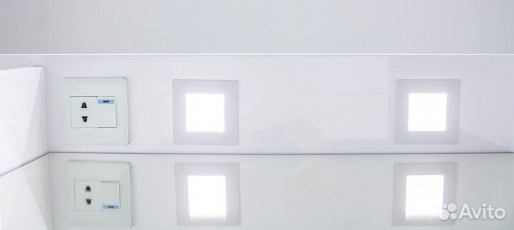 Шкаф-зеркало Cube 65 Эл. левый Домино