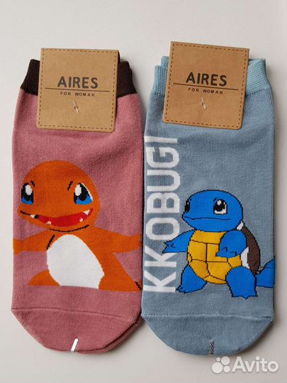 Носки с Пикачу и покемонами