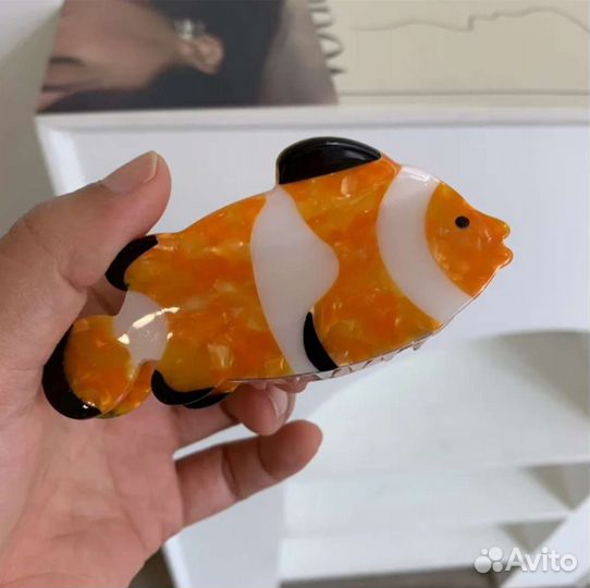 Красивые заколки-крабики для волос