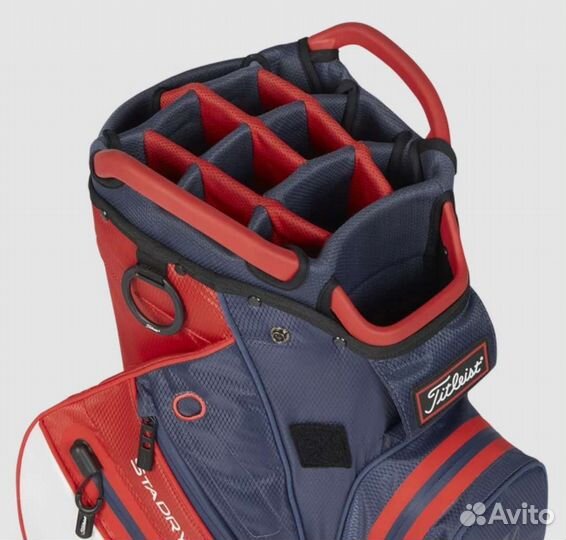 Сумка для гольфа Titleist Cart 14 StaDry, кр-сн