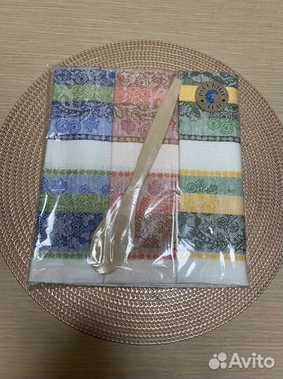 Набор кухонных полотенец изо льна