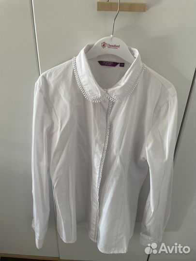 Блузка белая школьная 158,164