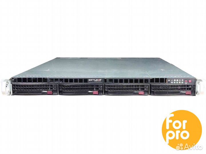 Supermicro 1U X11DPU 4LFF 2x6240Gold 192GB, SATA3