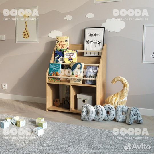 Стеллаж детский для игрушек Bummi 2 от Dooda Монте